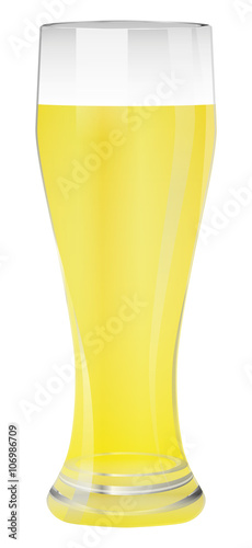 Illustration Vector Graphic Glass Wheat Beer