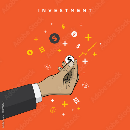 business investment concepts square