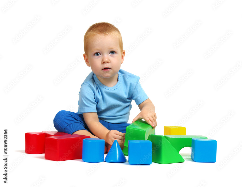 Little boy playing toy Little boy playing toy