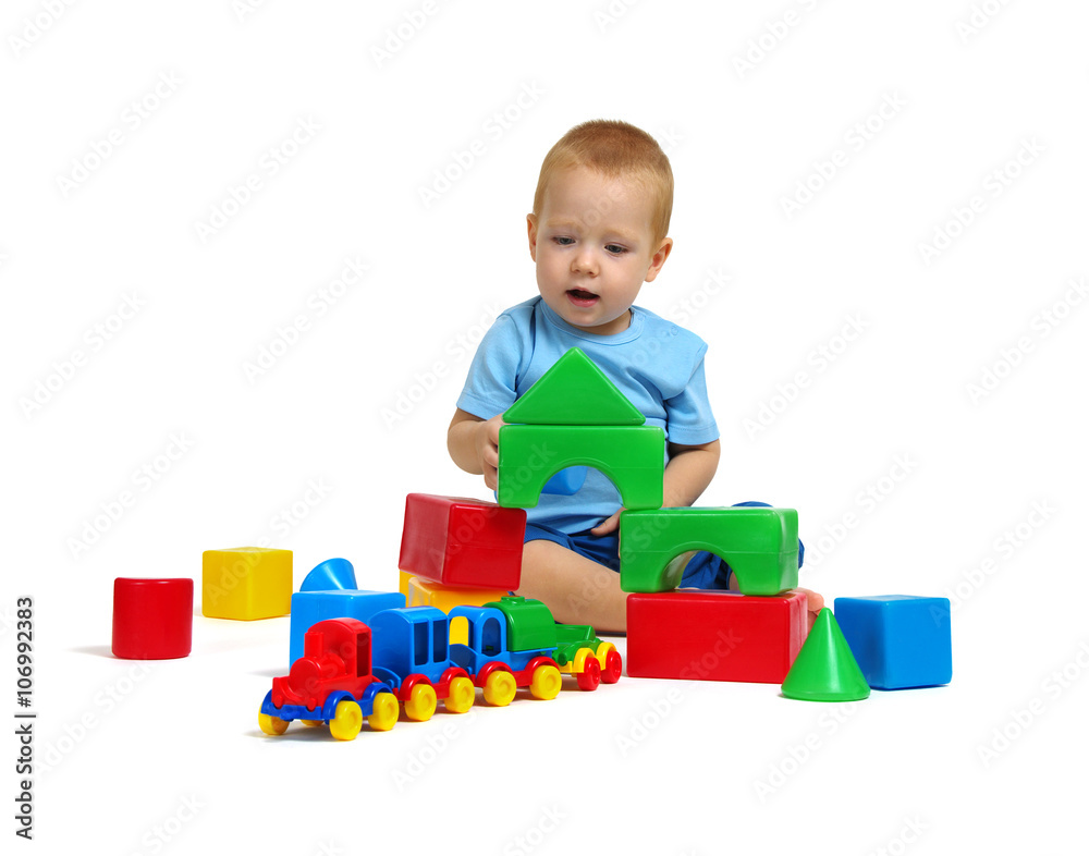 Little boy playing toy Little boy playing toy