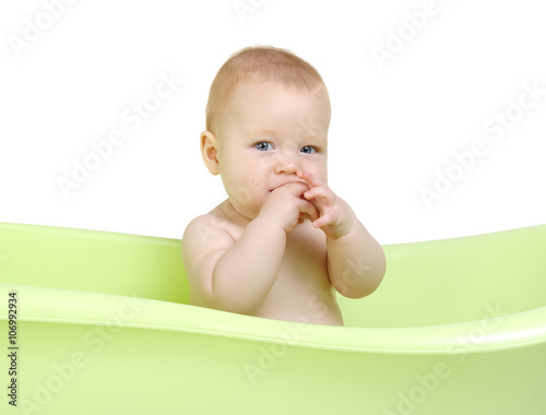  baby in the bath