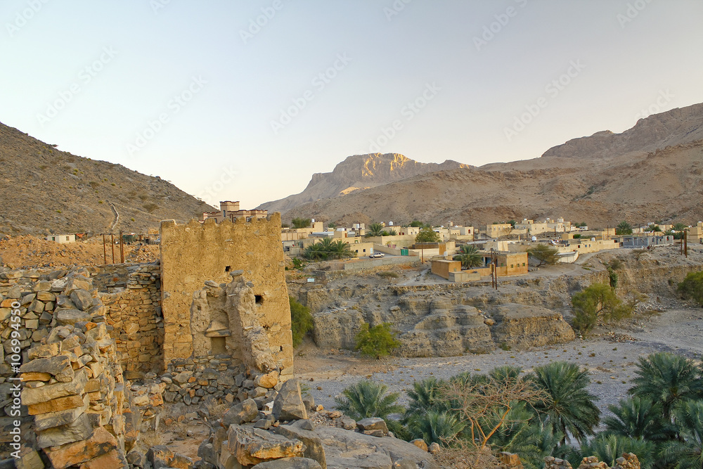 Image of ruins on Jebel Akhdar in Oman