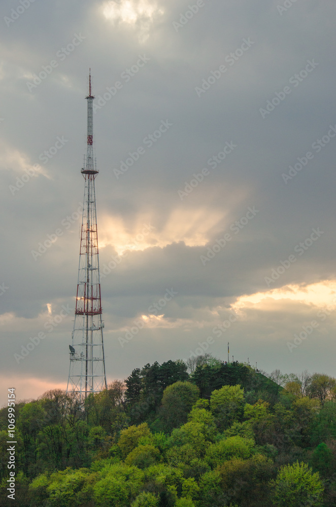 The Television Tower on hill The Television Tower on hill