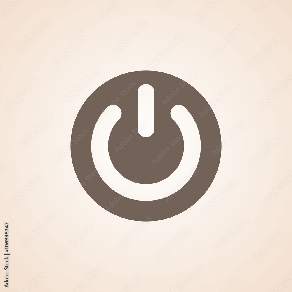 Icon Of Power Button . Icon Of Power Button .