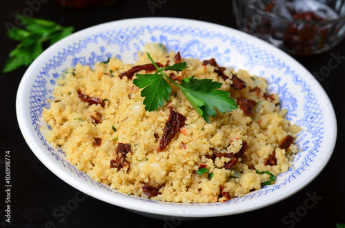 Bulgur Appetizer with Sun-Dried Tomatoes