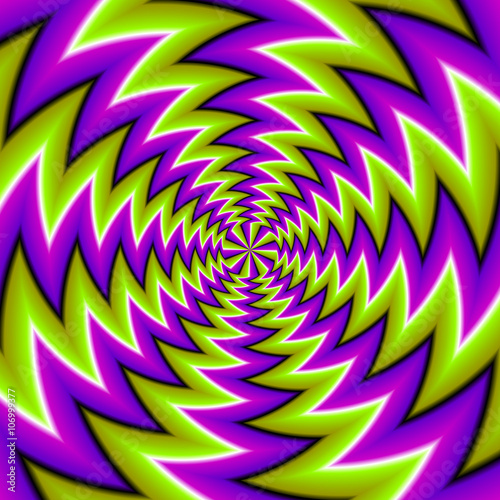 Green  background (spin illusion)