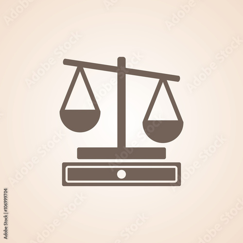 Icon Of Justice Scale.