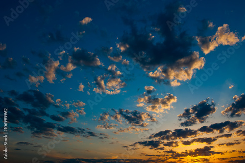 Clouds on sunset © E.O.