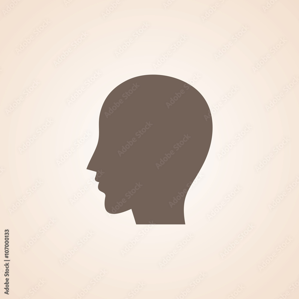 Icon Of Head. Icon Of Head.