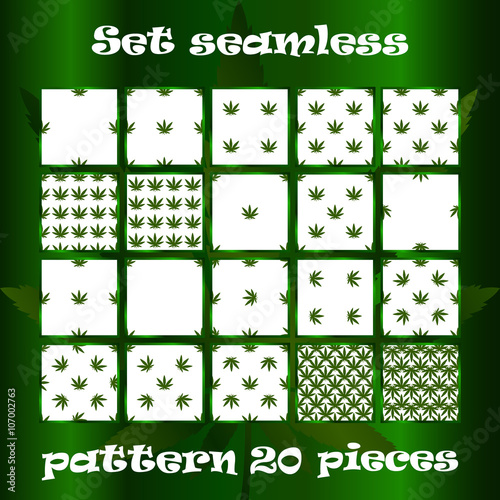 Marijuana seamless pattern