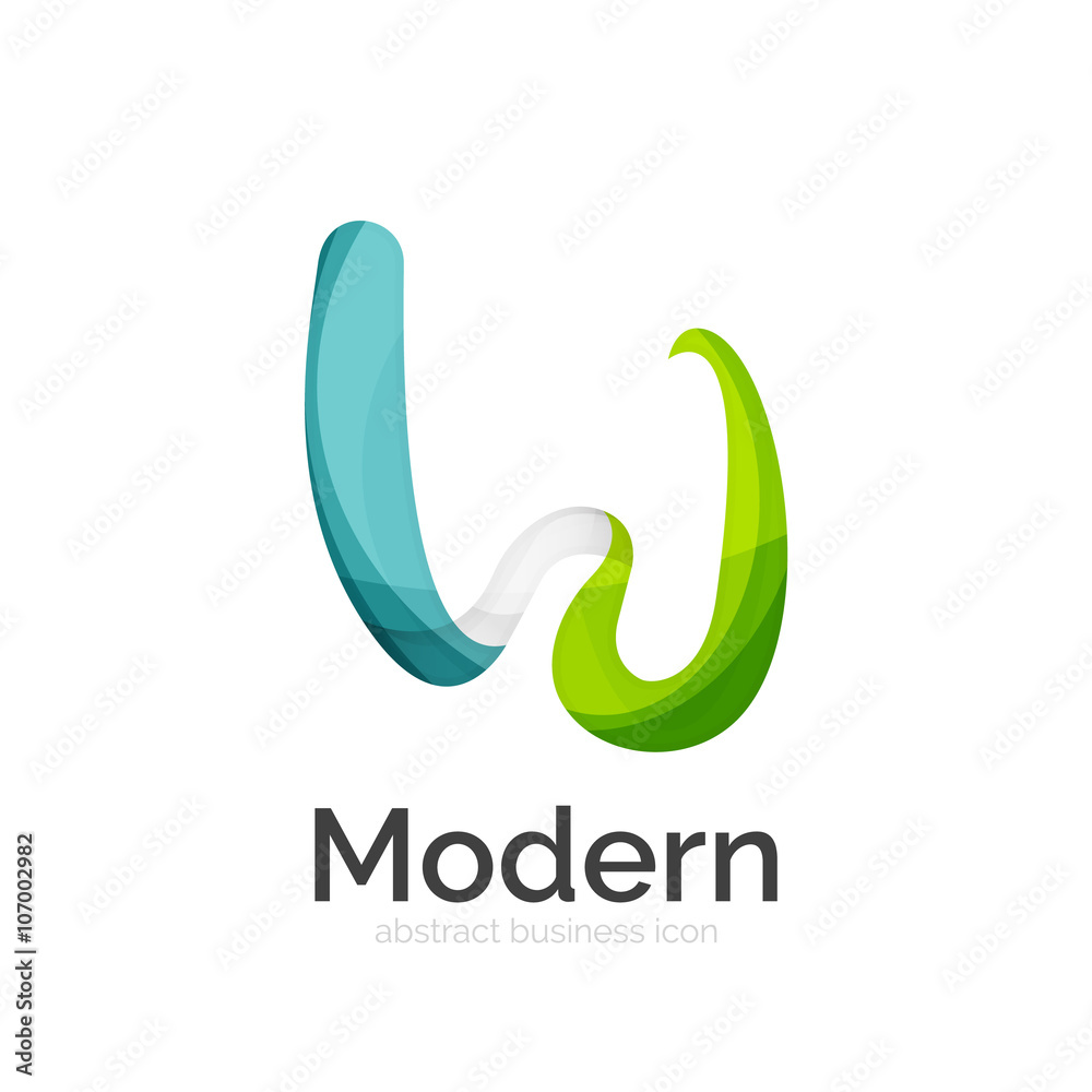 Vector ribbon logo Vector ribbon logo