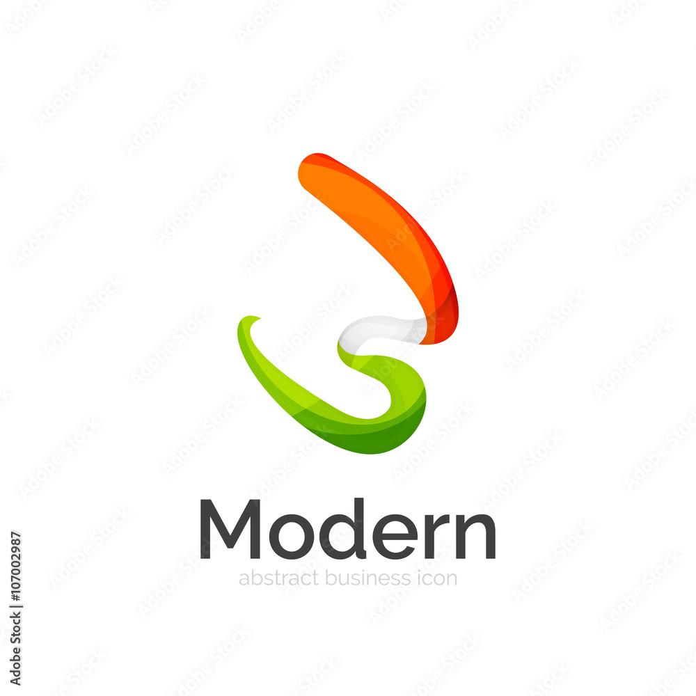 Vector ribbon logo Vector ribbon logo