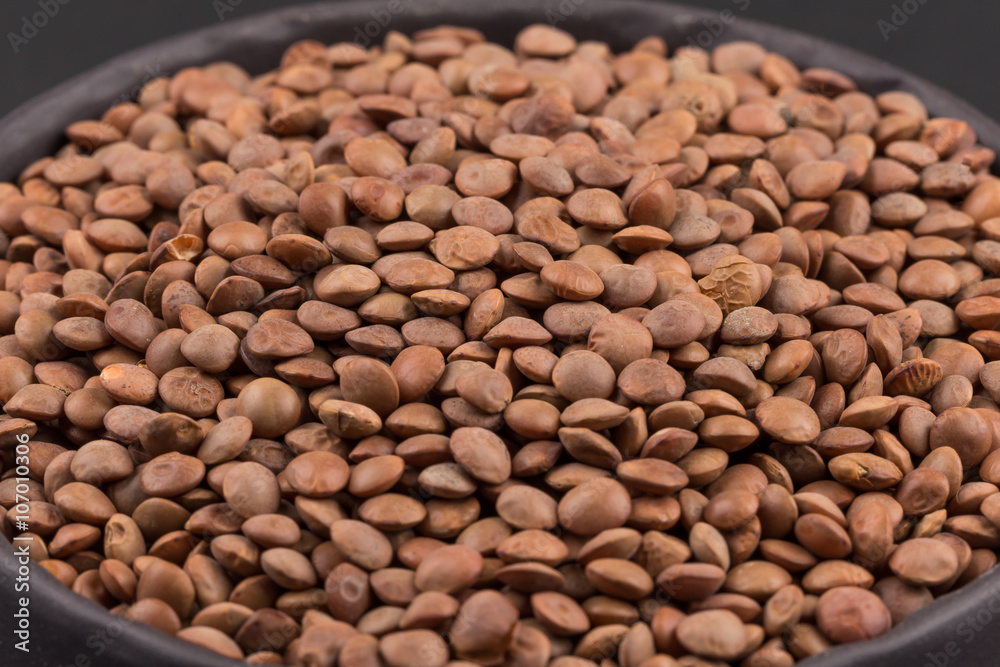 Fototapeta premium Lentils Isolated on White Background