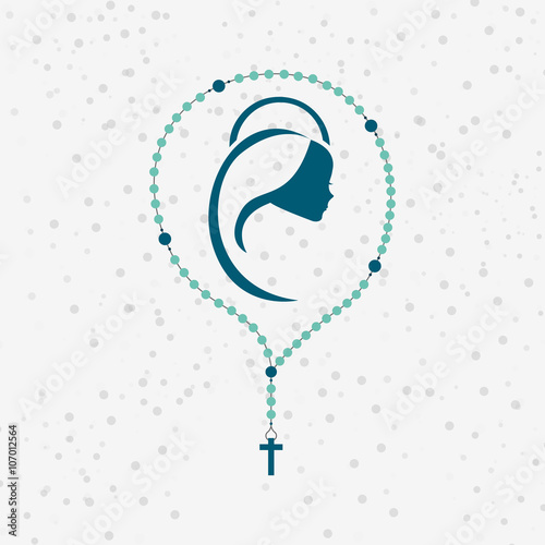 Blessed virgin design 