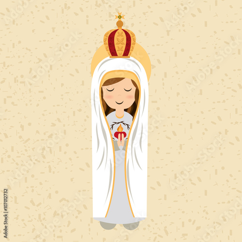 Blessed virgin design 