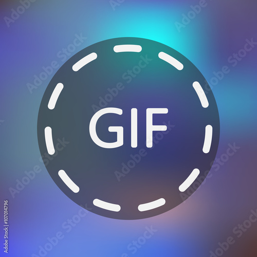 Animated image format icon