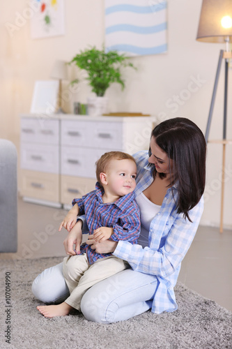 Family concept. Mother  wit...