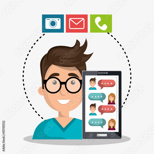 mobile chat design 