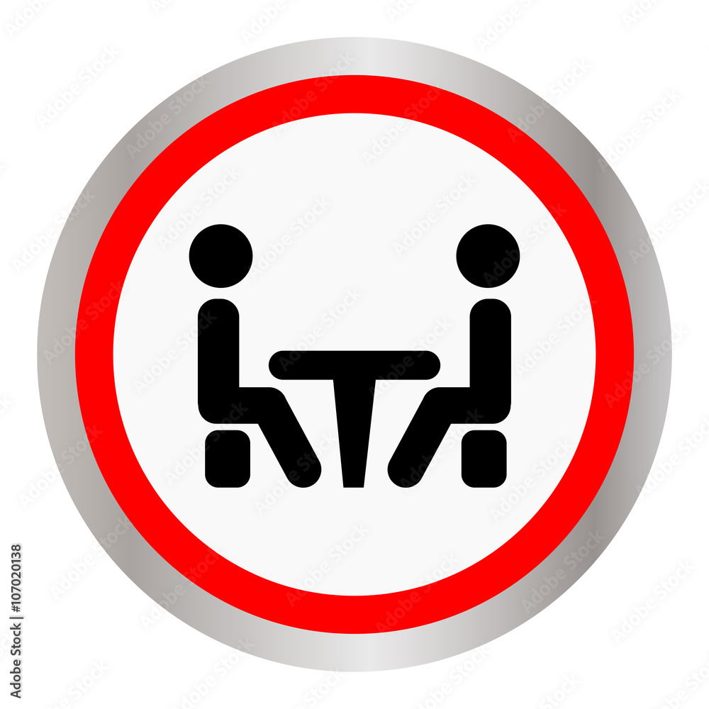 Conference icon. People sitting at the table. Conference icon. People sitting at the table.
