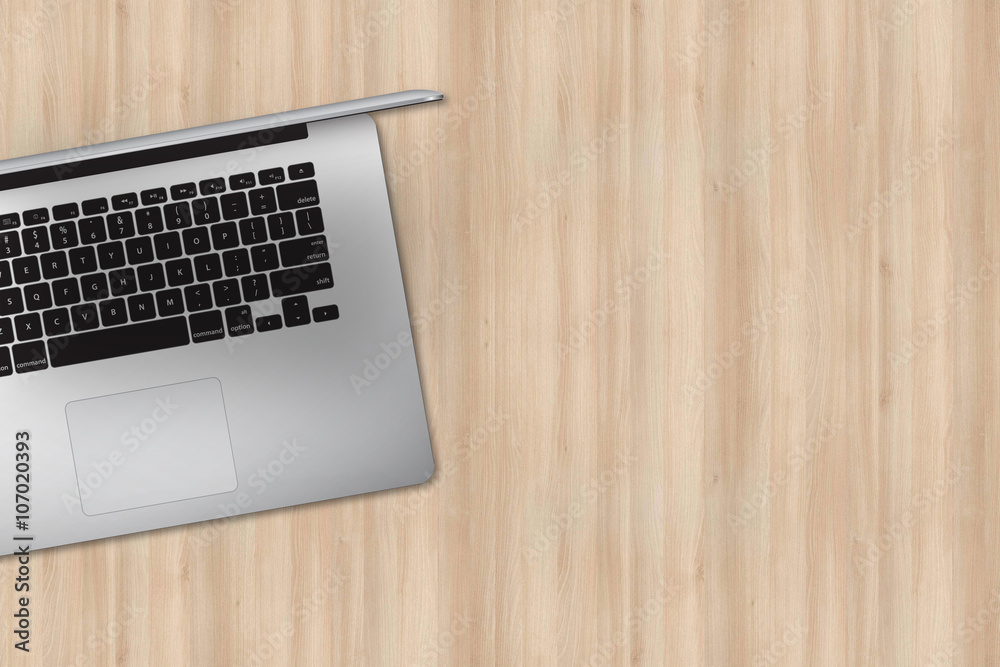 Office business creative mock up with laptop Office business creative mock up with laptop