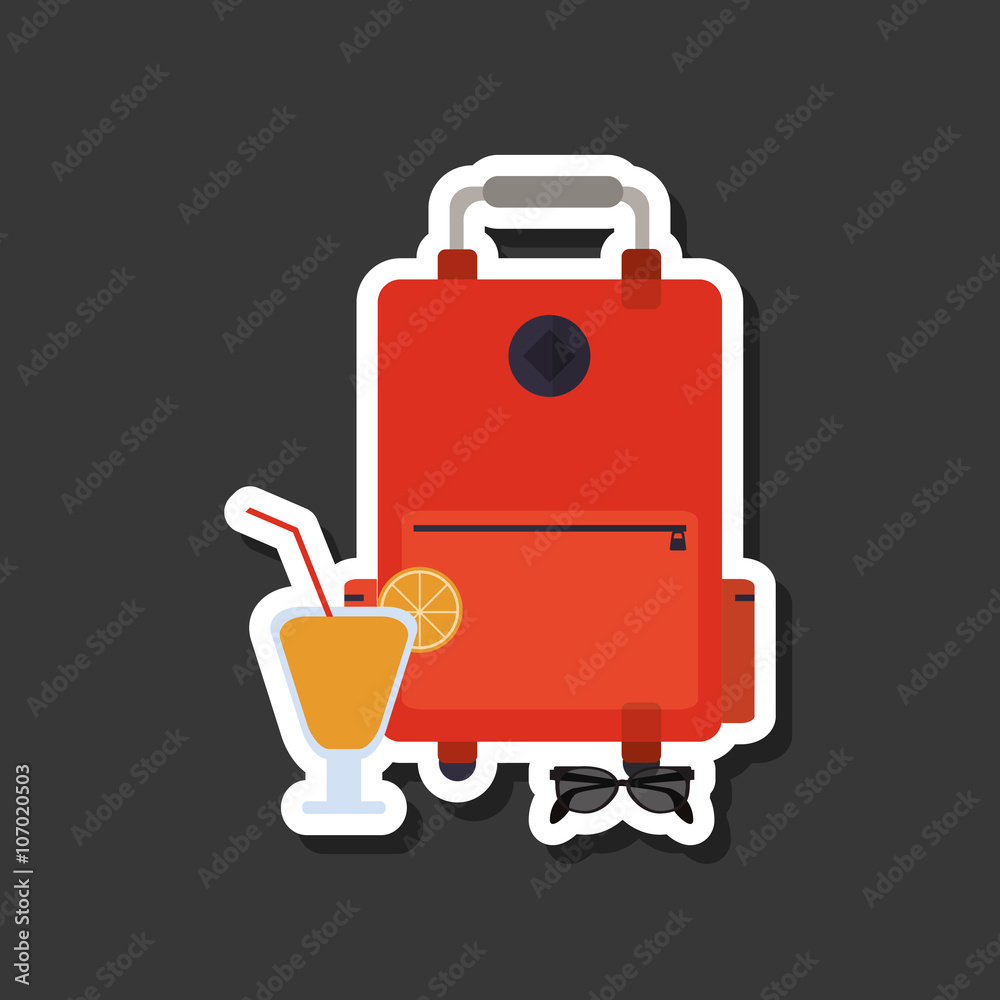 Vacations icon design, vector illustration Vacations icon design, vector illustration