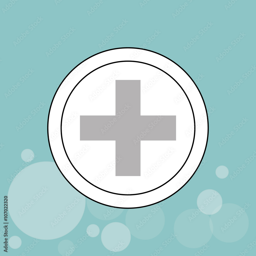 Obraz premium Cross shape design , vector illustration