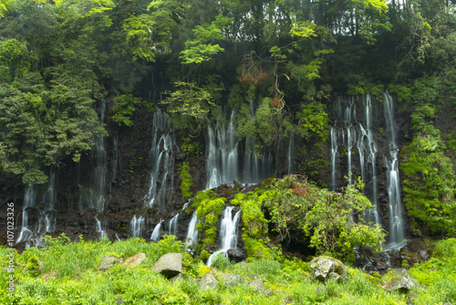 白糸の滝・富士山 