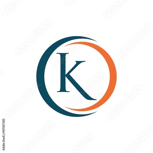 swoosh letter logo simple