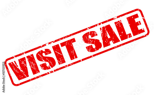 VISIT SALE RED STAMP TEXT