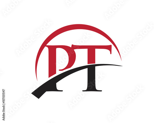PT red letter logo swoosh