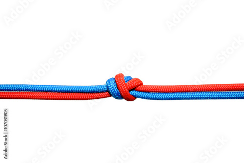 knot isolated on white background