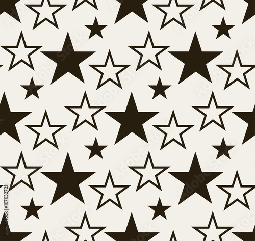 star  seamless pattern  background  vector