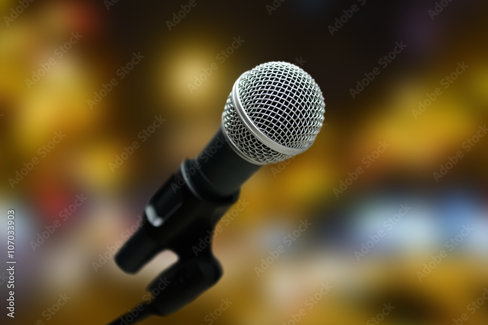 Close-up of microphone Close-up of microphone