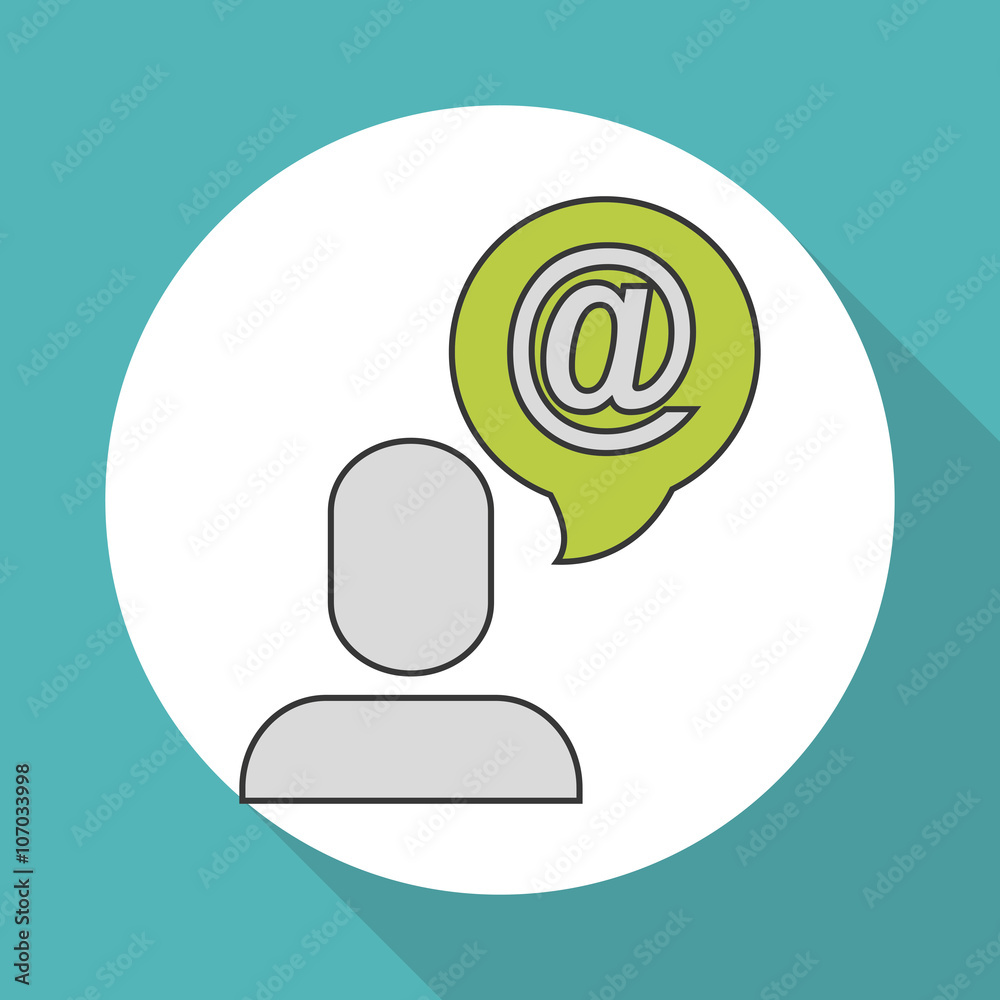Social media profil icon design, vector illustration Social media profil icon design, vector illustration