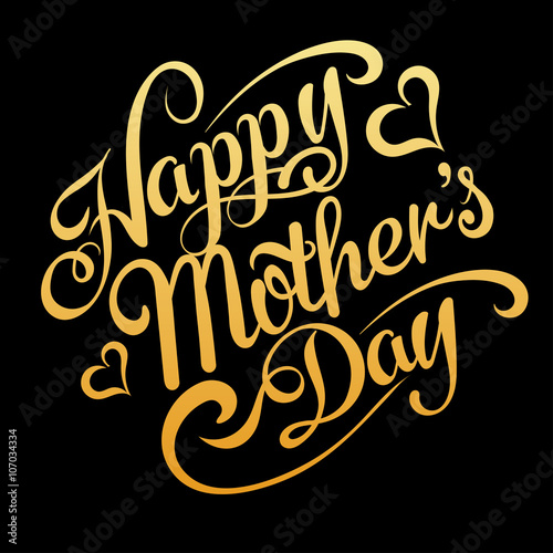happy mothers day, text, vector
