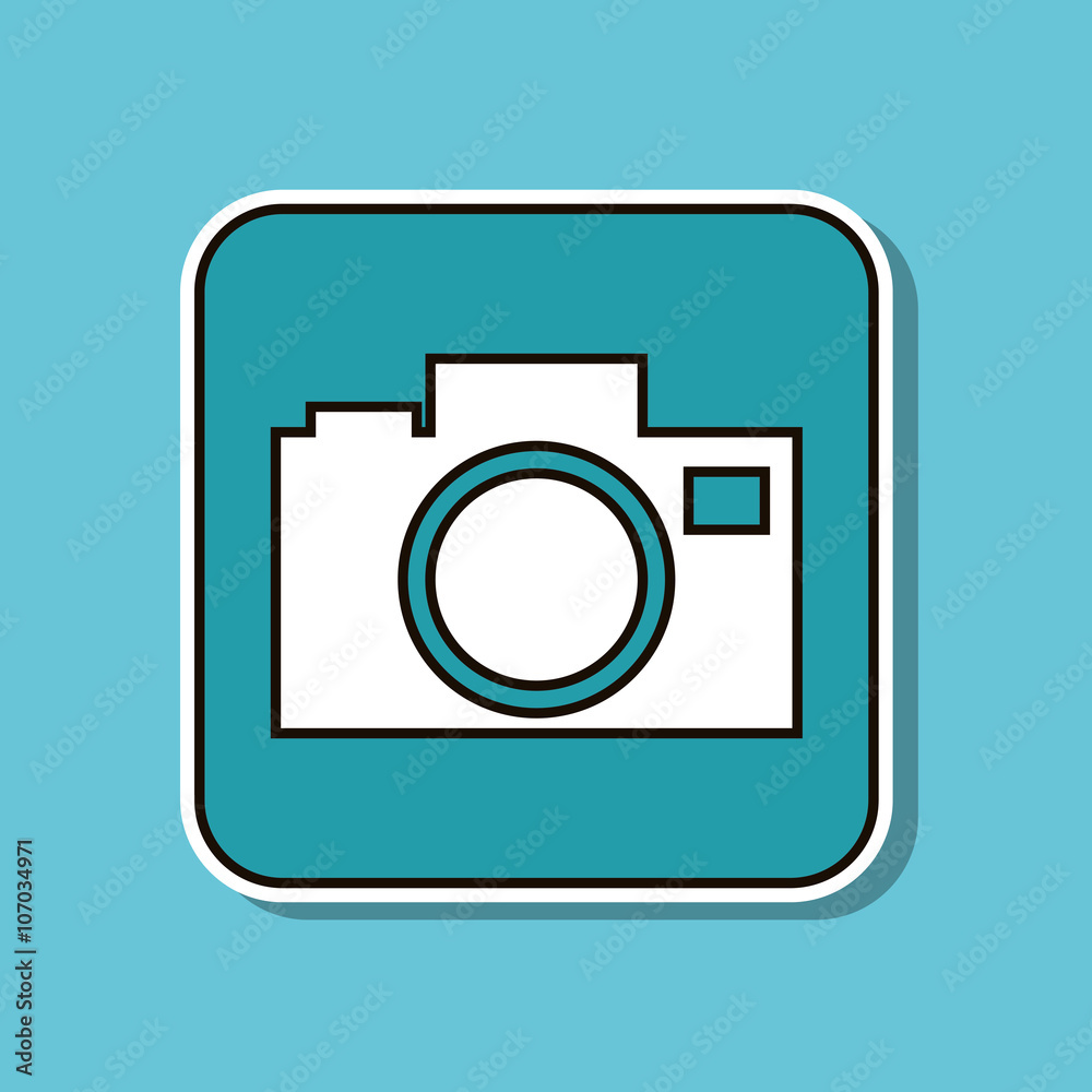 camera icon design, vector illustration camera icon design, vector illustration