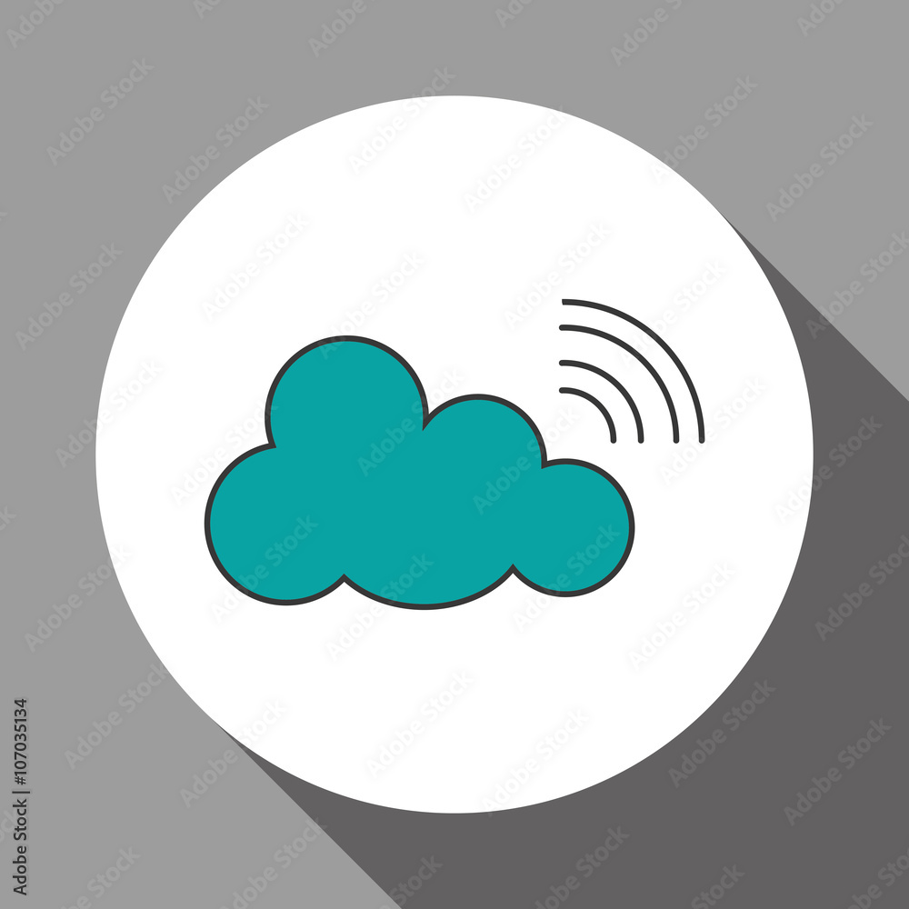 cloud computing icon design, vector illustration cloud computing icon design, vector illustration