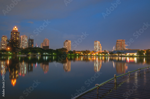 Benjakiti Park in Bangkok  Thailand