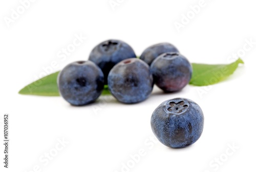 Blueberries, blueberries isolated on white background. 