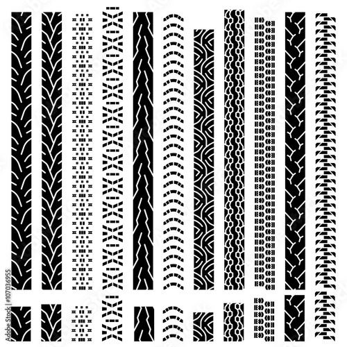 vector tire tracks