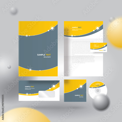 Corporate identity design template