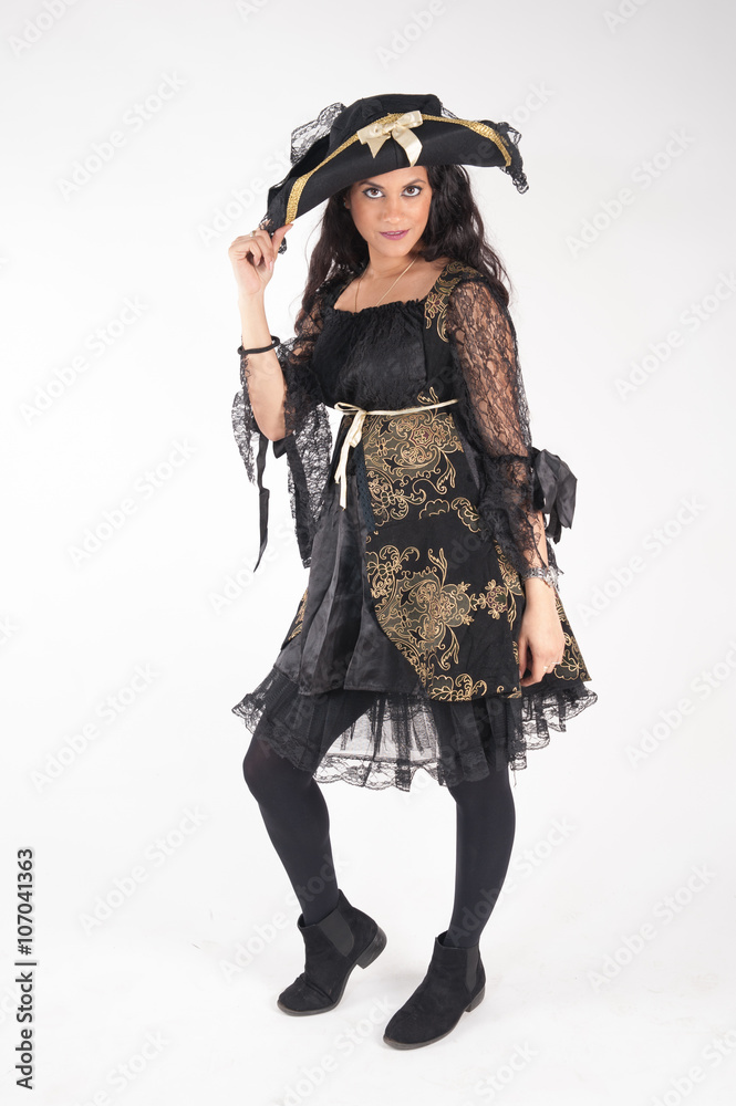 pirate woman isolate studio white screen photography pirate woman isolate studio white screen photography