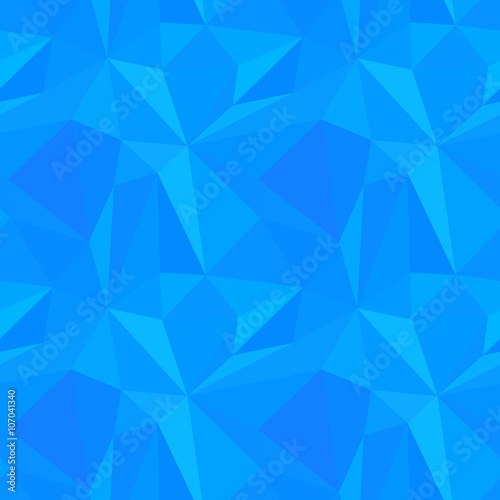 Abstract blue triangulated pattern