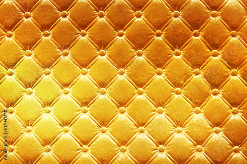 Closeup of gold leather pattern delicate striped  background
