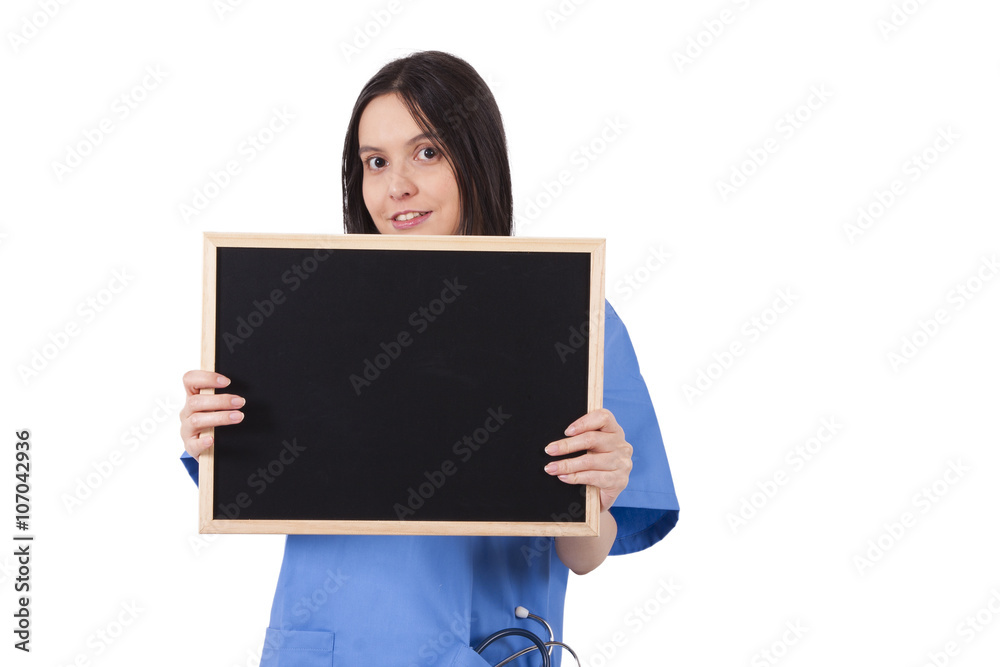 doctor with blackboard doctor with blackboard