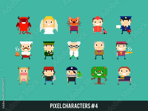 Pixel Characters