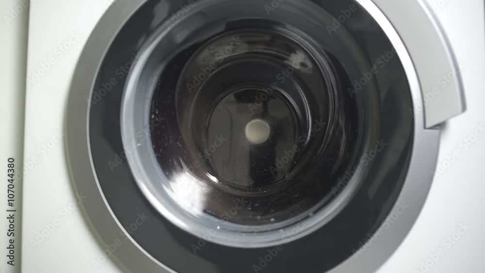 Washing machine washes clothes Washing machine washes clothes