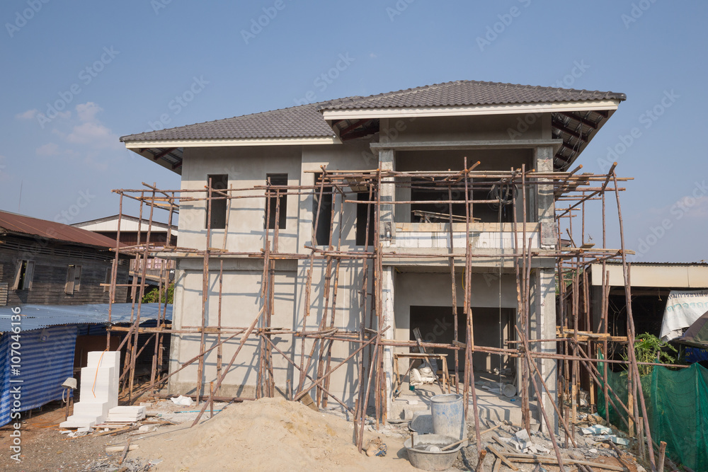 Construction Site of new house Construction Site of new house