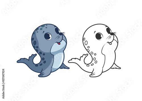 Cute little seal.