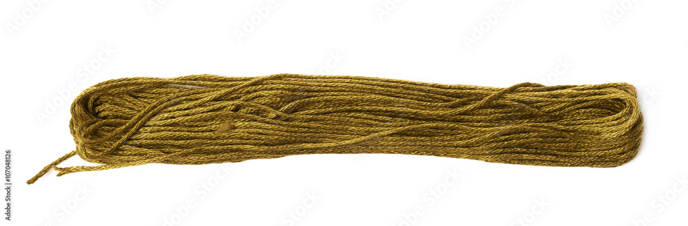 Fototapeta premium Embroidery thread yarn isolated